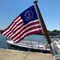 American Yacht Ensign Flag 16x24 inch Embroidered US Yacht Ensign Nautical Boat Flags with 2 Brass Grommets Yacht Marine Boat